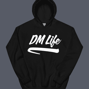 DM Life Hoodie Black