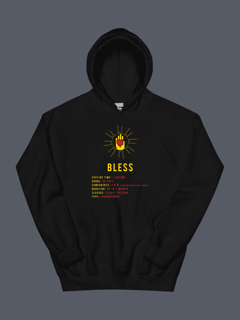 Bless Hoodie Black