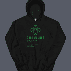 Cure Wounds Hoodie Black