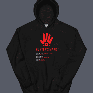 Hunters Mark Hoodie Black