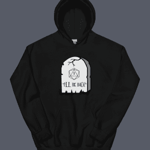 Ill Be Back Hoodie Black