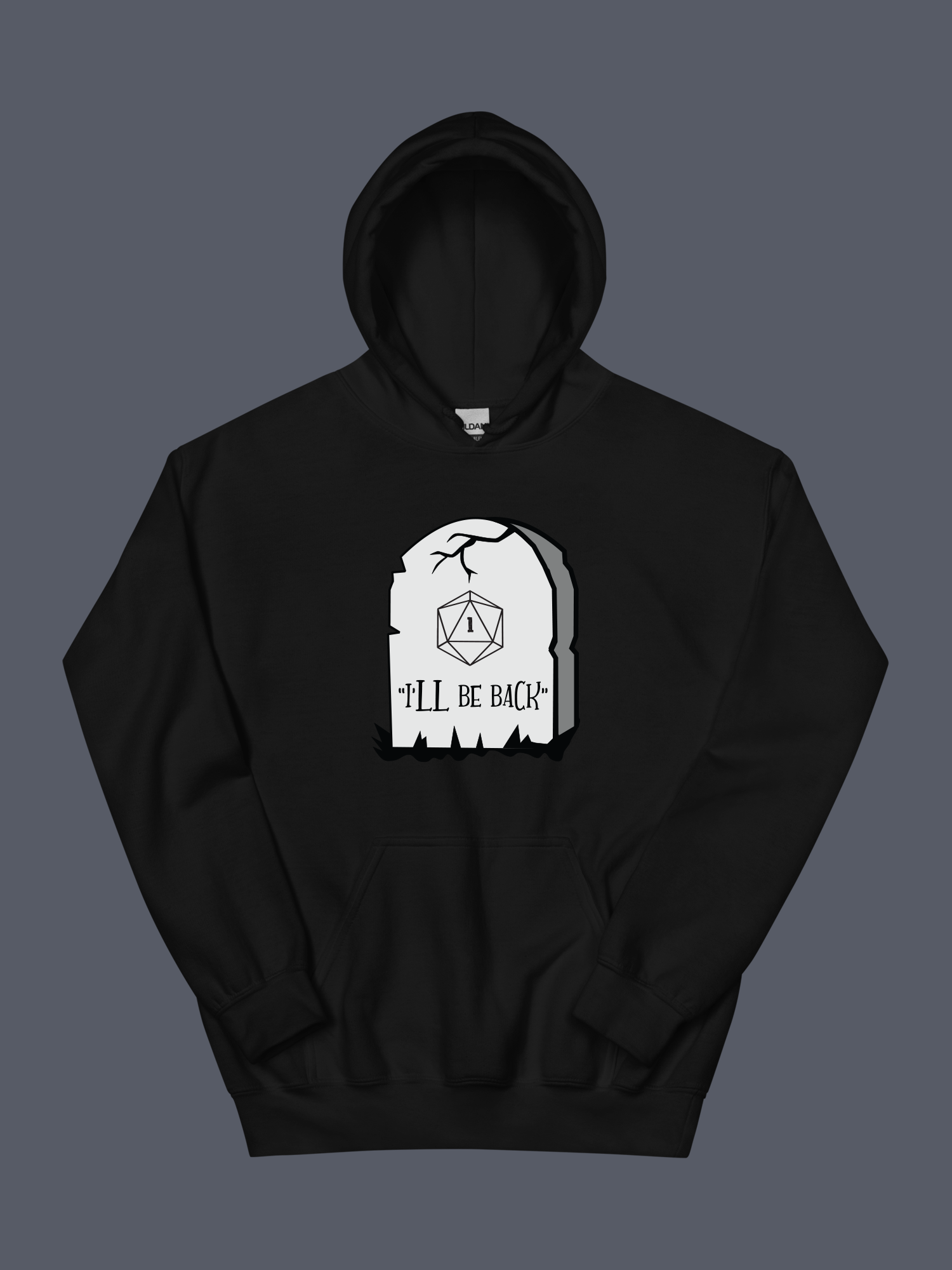 Ill Be Back Hoodie Black