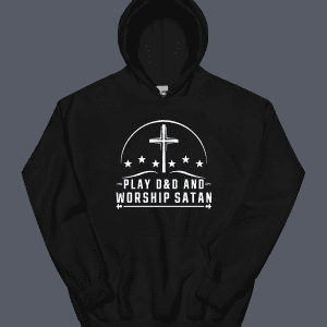 Play DnD & Worship Satan Hoodie Black