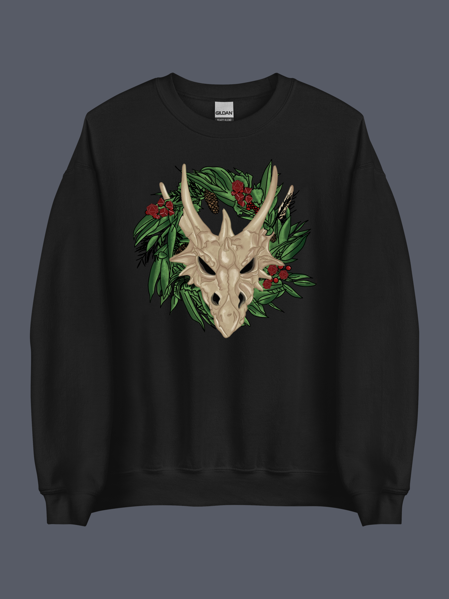 Wreath Of The Dragon Sweatshirt Black