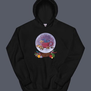 Snow Globe Hoodie Black